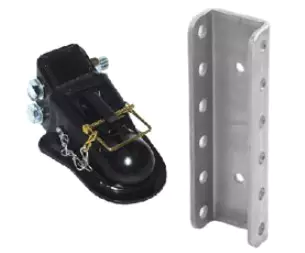 S1X Straight Tongue Trailer Coupler 2000lbs for Towing RV, Boat, Camper