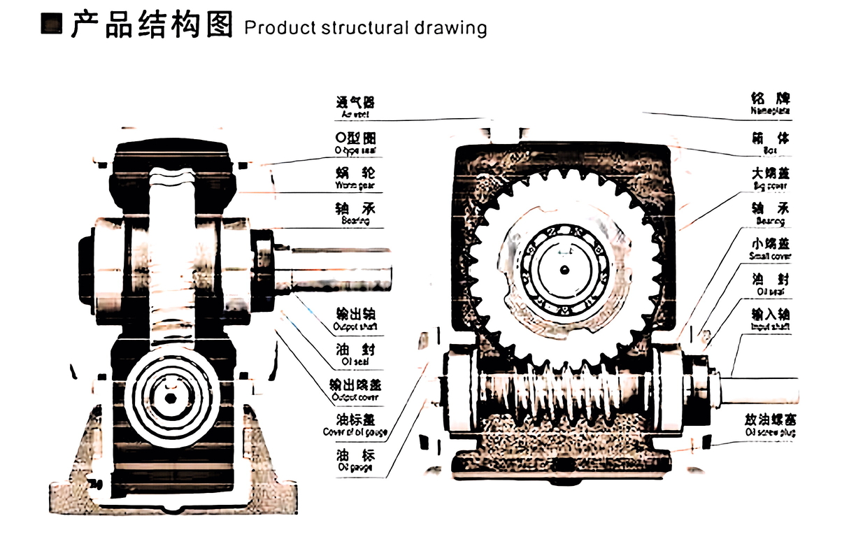 IRON SHELL EP WORM GEAR REDUCER