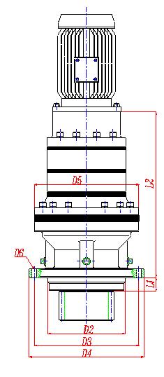 EP700L4 EP701L4 EP703AL4 EP705AL4 Planetary Yaw Drives