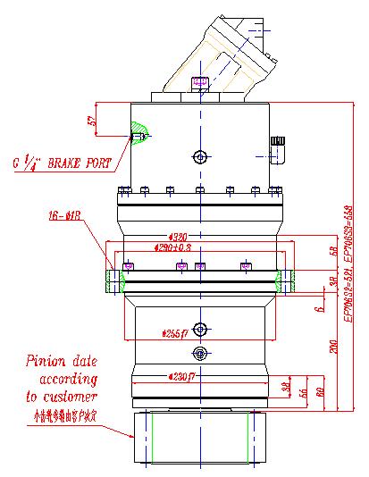 EP706S2 EP706S3 Planetary Slew Drives