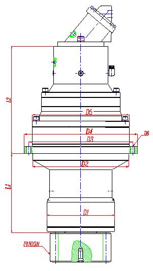 EP711L EP713L3 EP715L3 Planetary Slew Drives