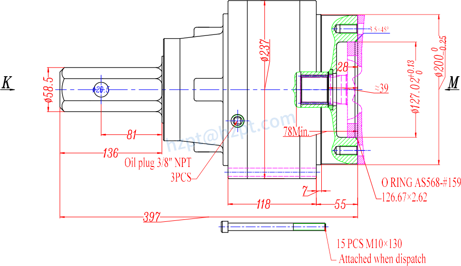 Auger Drives EPT-882E