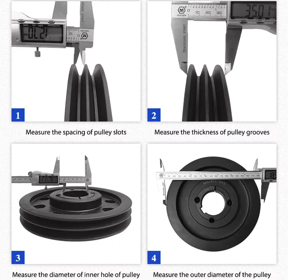 European Standard SPZ SPA SPB SPC Type Cast Iron Taper lock Bore V Belt Pulleys
