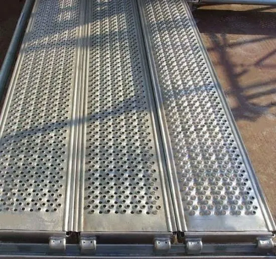 European Type Steel Deck 320mm Wide for All Round Scaffolding U-ledger