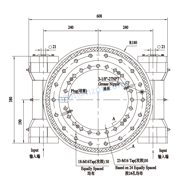 EWA14-2 Series Slewing Drive