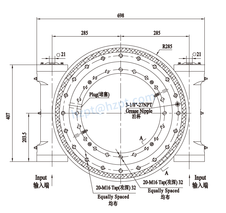 EWA17-2 Series Slewing Drive