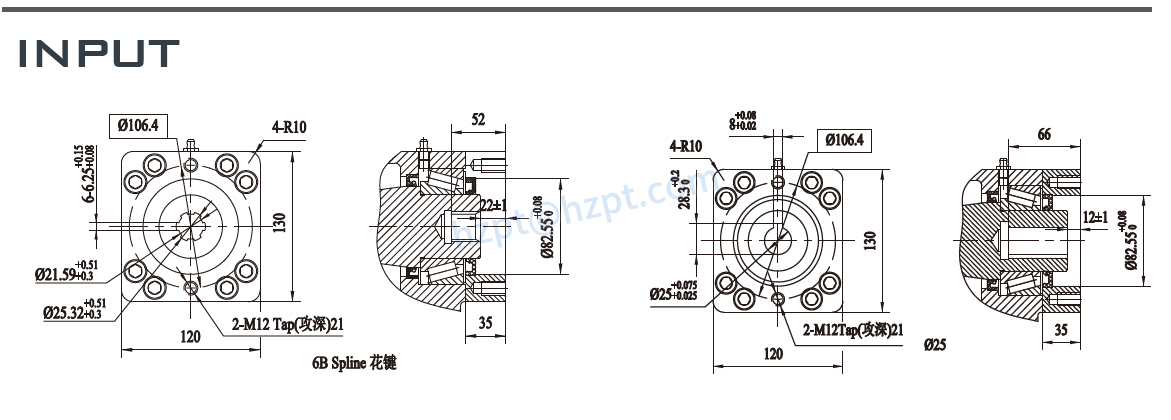 EWA21-2 Series Slewing Drive