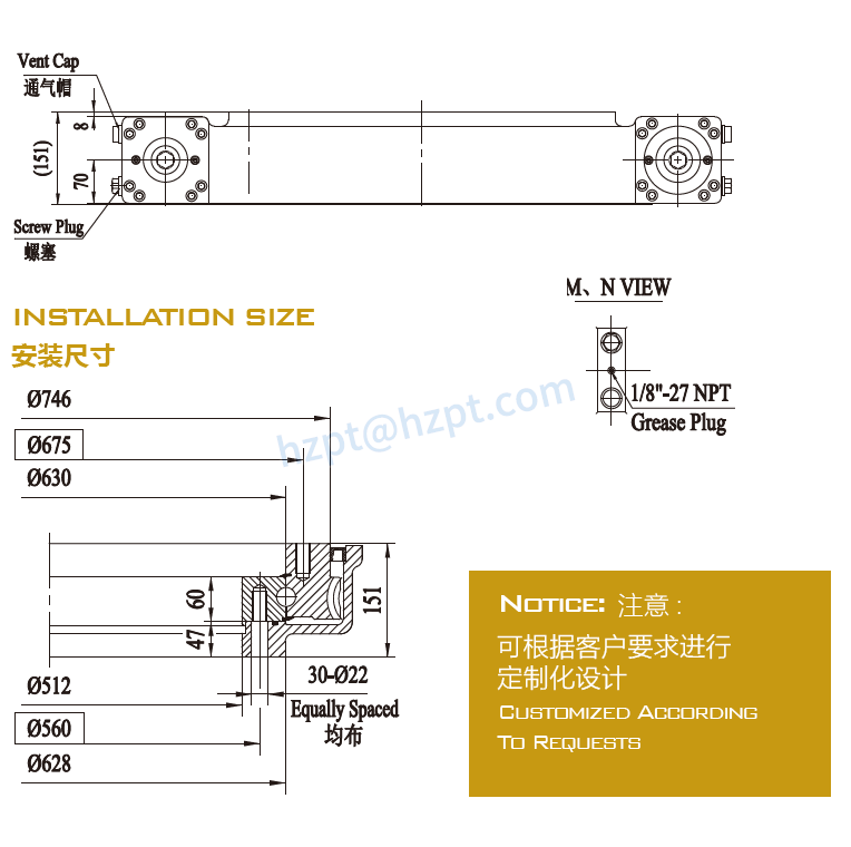 EWA25-2 Series Slewing Drive