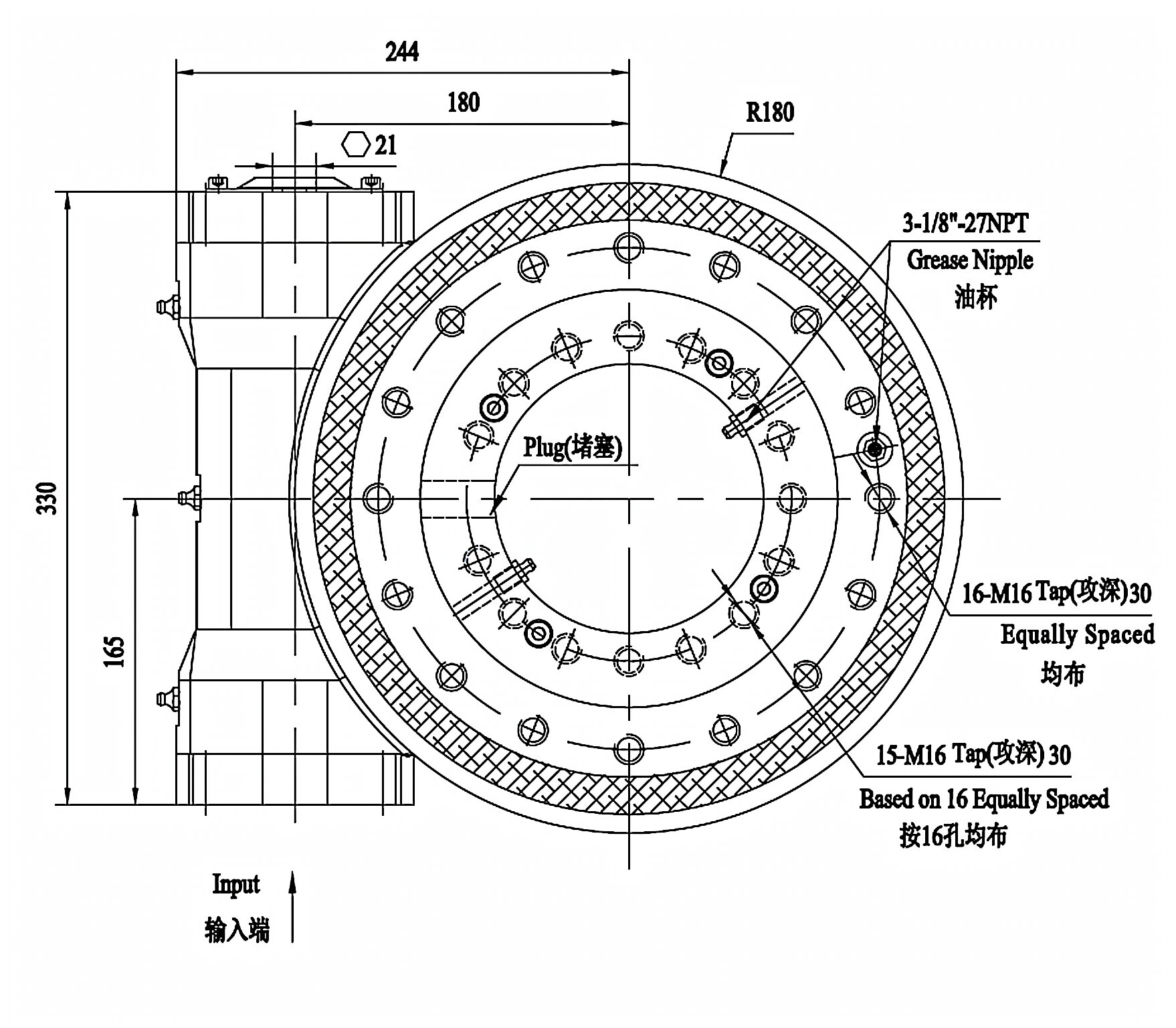 EWA9 Series Slewing Drive