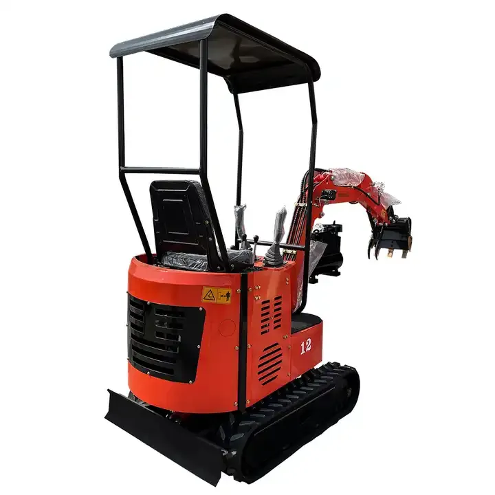 Small Household Mini Excavators 1.2 Ton Small Earth Digger Machine