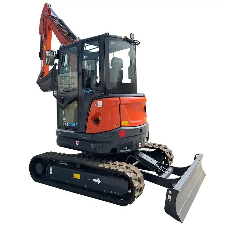 Earth-Moving Machinery Chinese 1 Ton 2 Ton Digger Micro Mini Excavator Small Garden Excavator