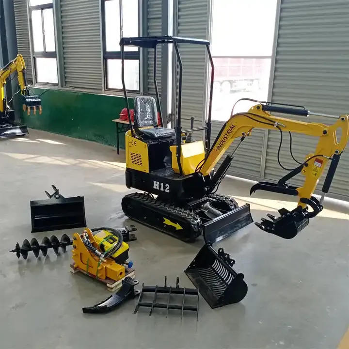 Small Mini Excavator 1t 1.2Ton Excavator Micro Digger Hydraulic Mini Excavator