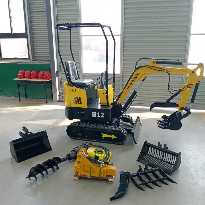 AGT H12 Excavator Electric Lithium Battery Crawler Mini Excavator Multiple Attachment