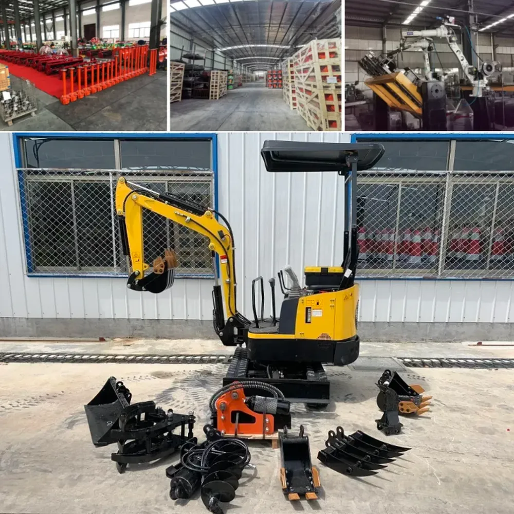 New Excavator Machine Big Digger Kubota Engine Hydraulic Crawler 3t 4t 5t Excavator