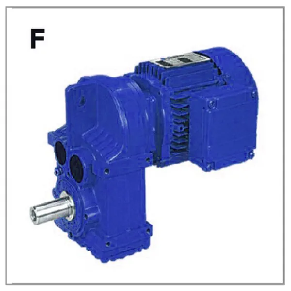 FAF Series Helical Gearbox with Flange Mounted Hollow Shaft Output