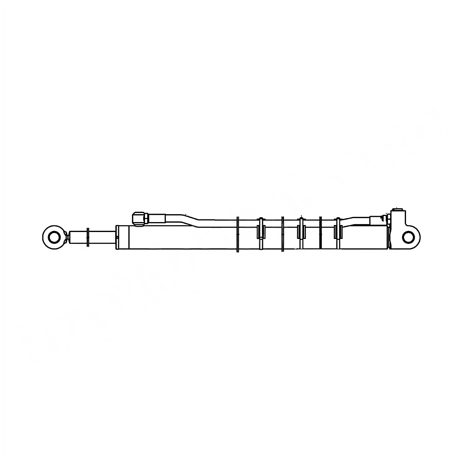 How to repair a bent or damaged hydraulic cylinder rod?