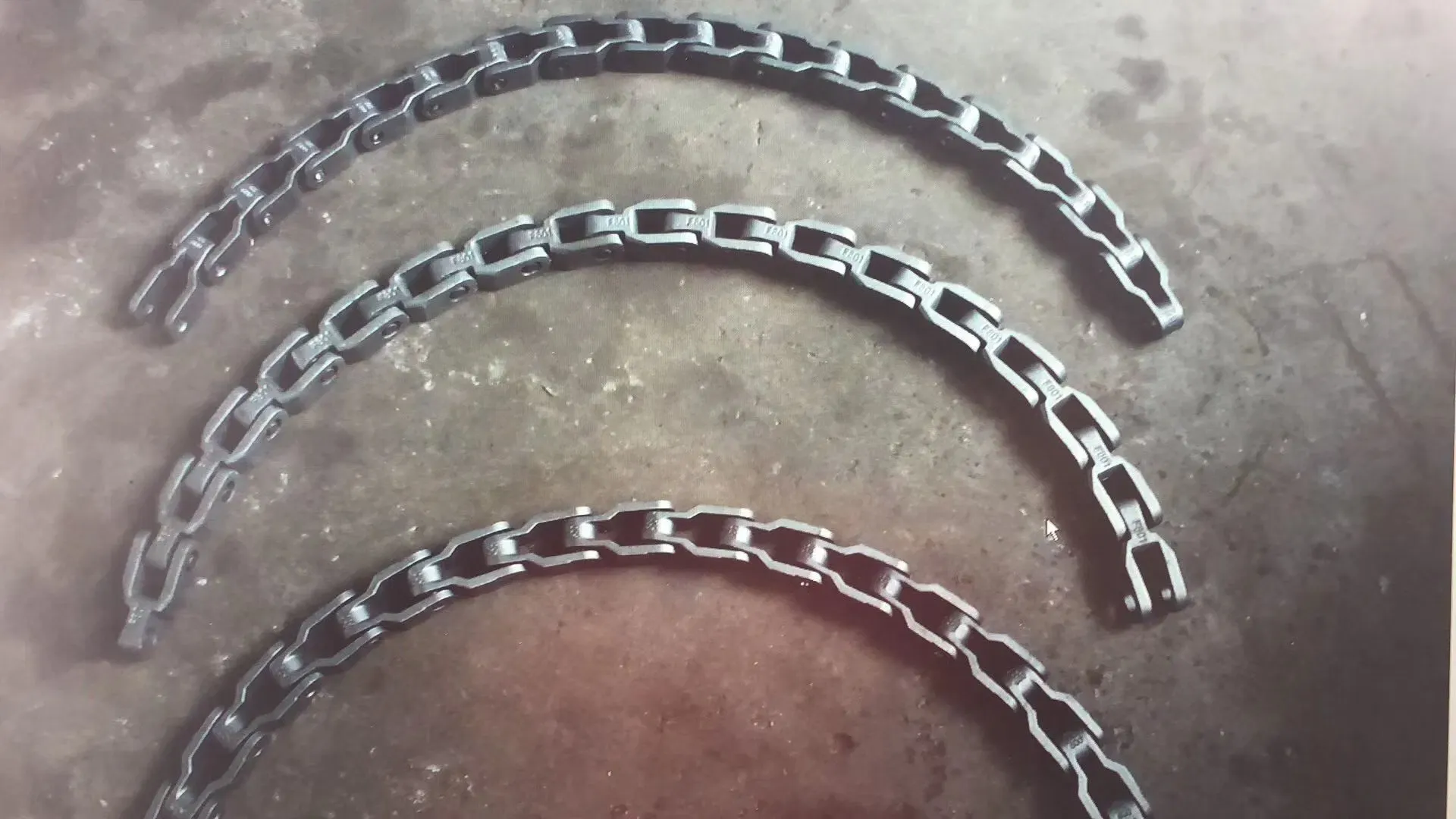 Cast Iron Chain F801 Crate Conveyor Chain CC Class