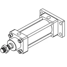 FB Rear Flange Type Light Rod Hydraulic Cylinder