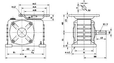 DZ Series Worm Gear Reducer