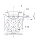 NDK Series Worm Gear Reducer