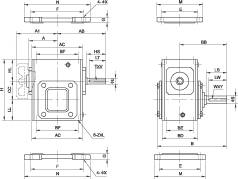 UY SeriesWorm Gear Reducer