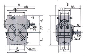 W Series Worm Gear Reducer