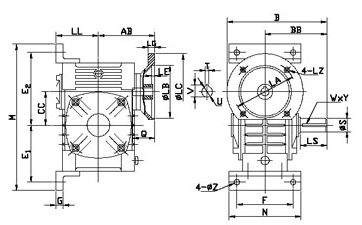 WDZ Series Worm Gear Reducer