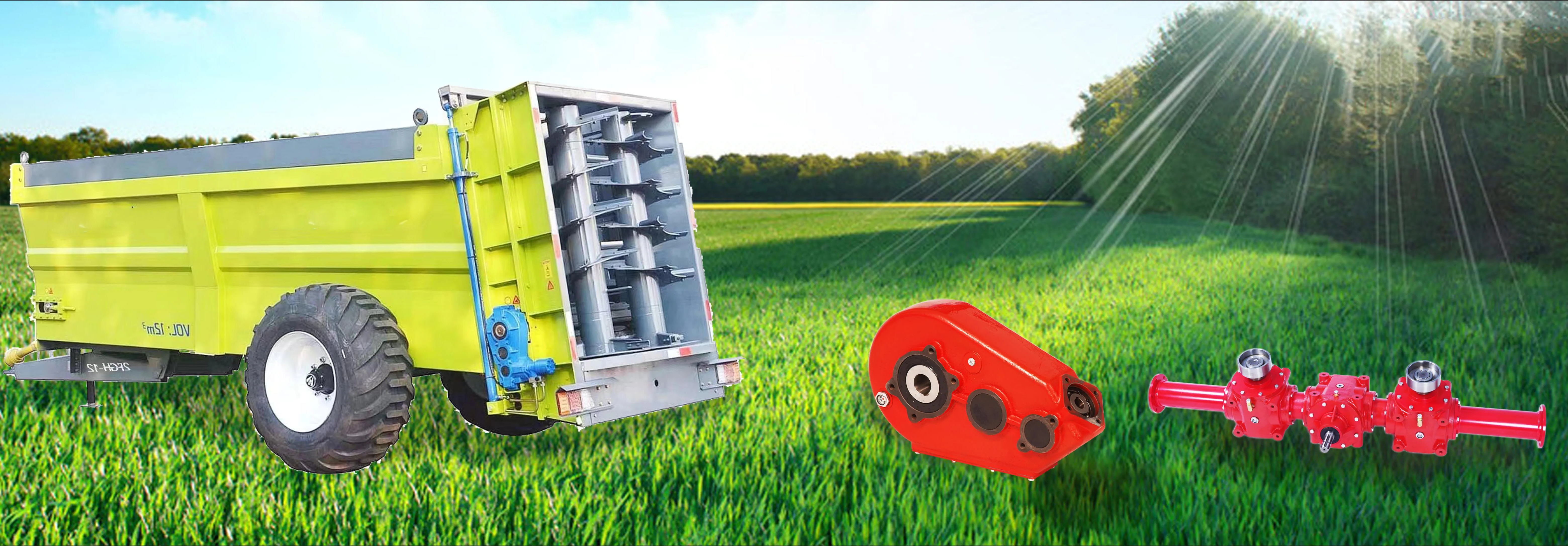 Fertilizer Seeder Gearbox EP50 for Fertilizer Broadcaster