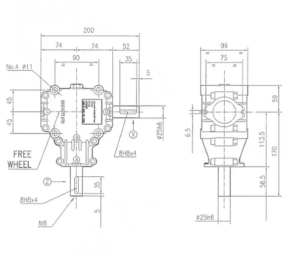 Fertilizer Spreader Gearbox – Replacement of Comer Code L-25A