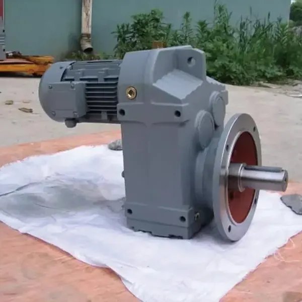 FF Series Helical Gearbox with Flange Mounted Solid Shaft Output