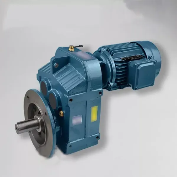 FF Series Helical Gearbox with Flange Mounted Solid Shaft Output