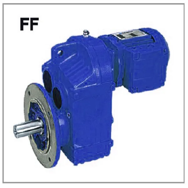 FAF Series Helical Gearbox with Flange Mounted Hollow Shaft Output
