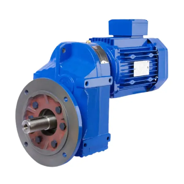FF Series Helical Gearbox with Flange Mounted Solid Shaft Output