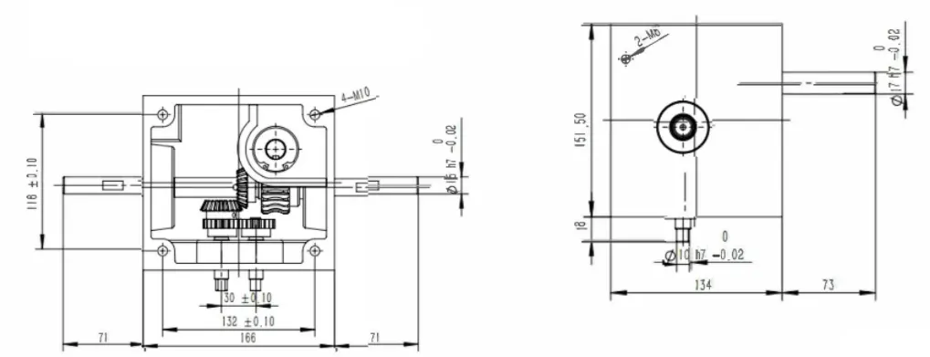 FGV035 Worm Gear Reducer for Chemical industry