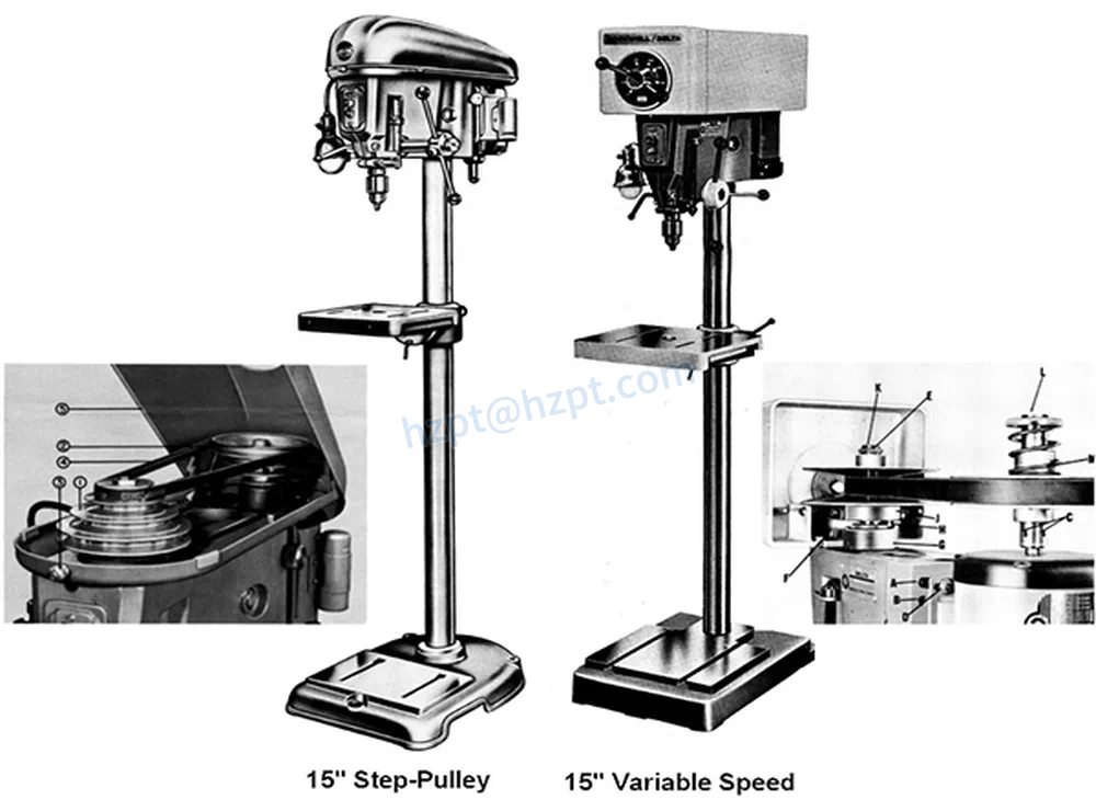 Fixed Bore 4 Groove Stepped V-Belt Pulley