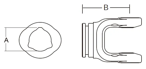 1 Series PTO Shaft - Replacement of Bondioli & Pavesi PTO Shaft