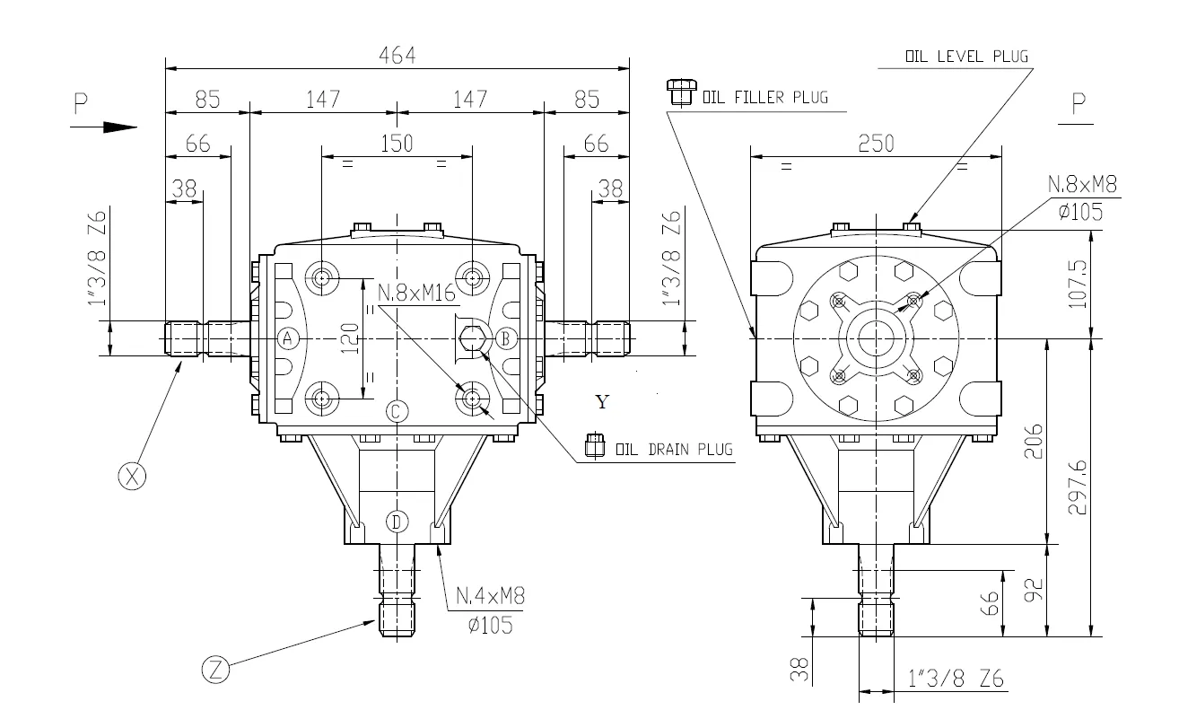 Flail Mower Gearboxes - Replacement of Comer Code T-269B 1:1.93