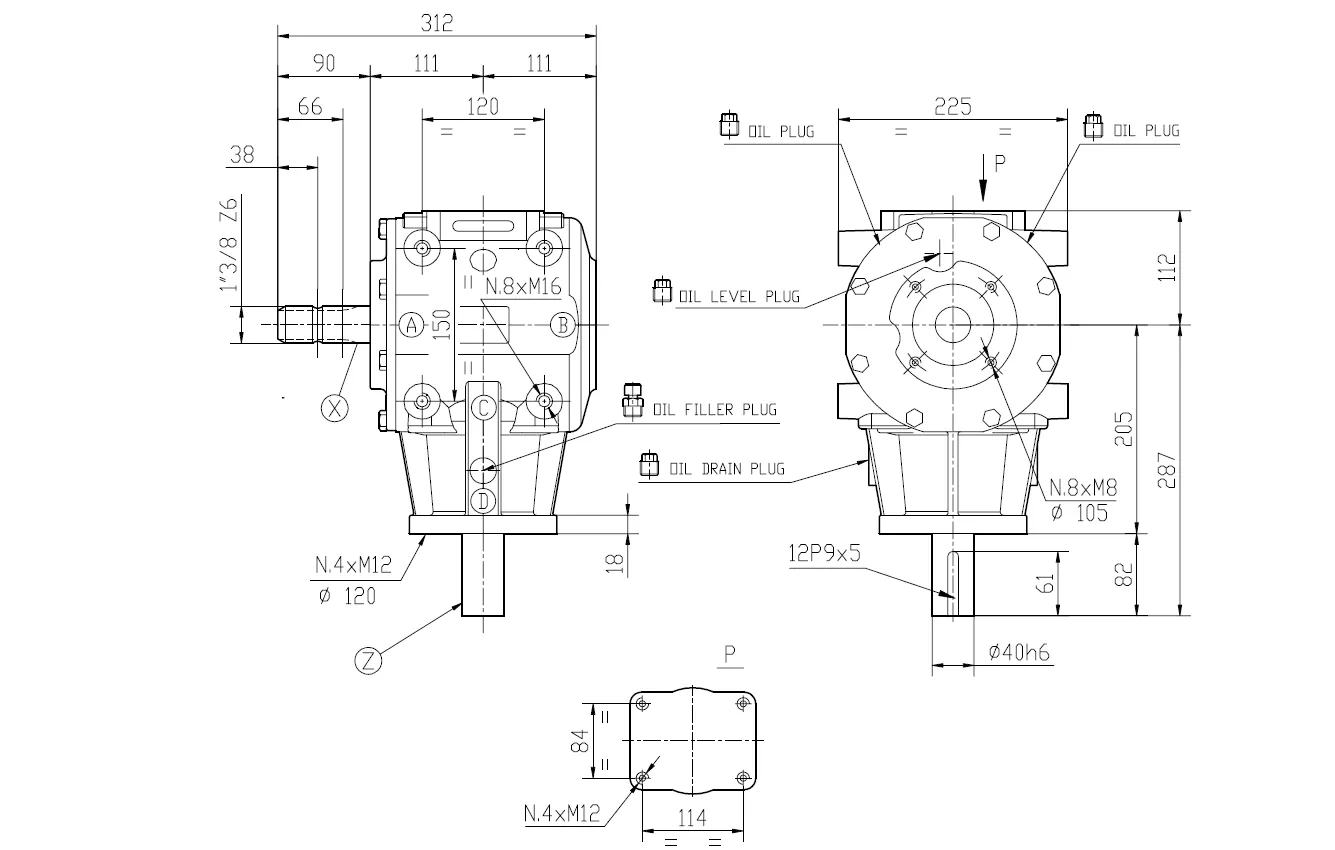 Flail Mower Gearboxes - Replacement of Comer Code T-290A 1:1.86