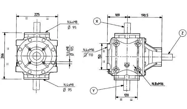 Flail Mower Gearboxes - Replacement of Comer Code T-292B 1.86:1