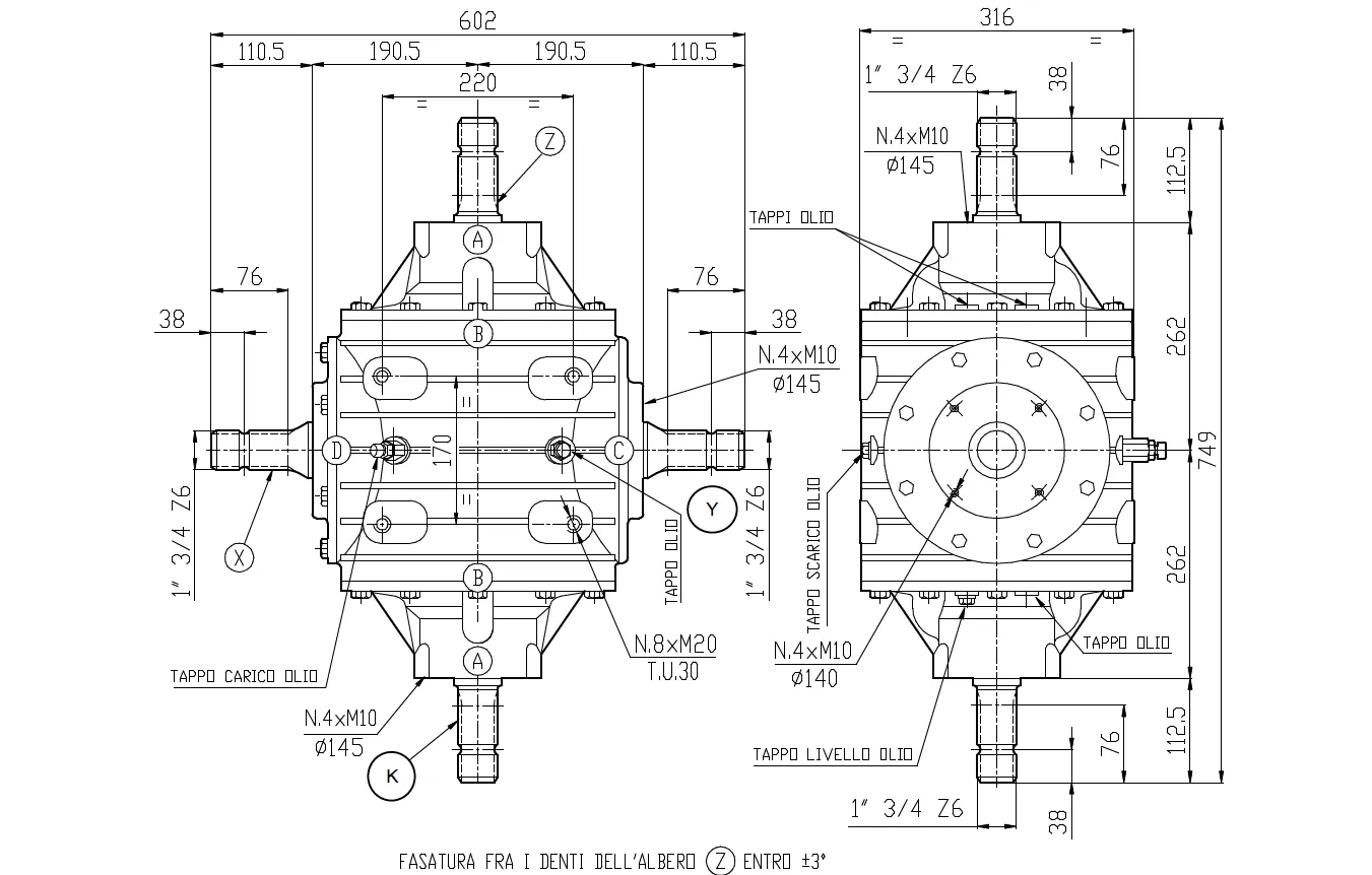 Flail Mower Gearboxes - Replacement of Comer Code T-331A 1:1.94