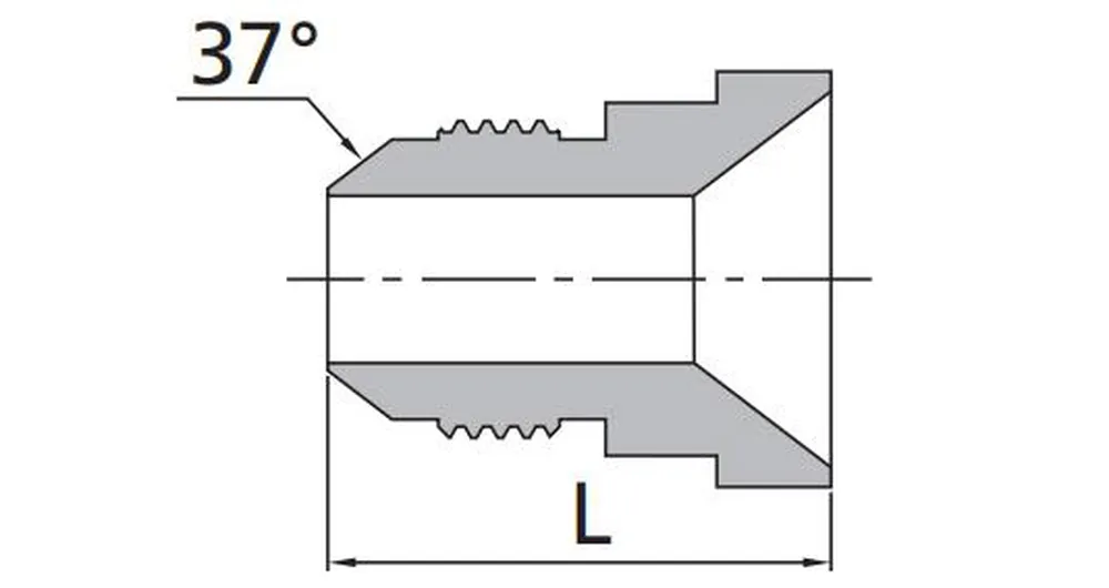 Flared Reducing Adapters for 37° Flared Tube Fittings