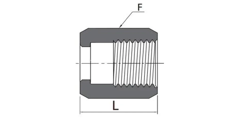 Flared Tube Nuts for 37° Flared Tube Fittings