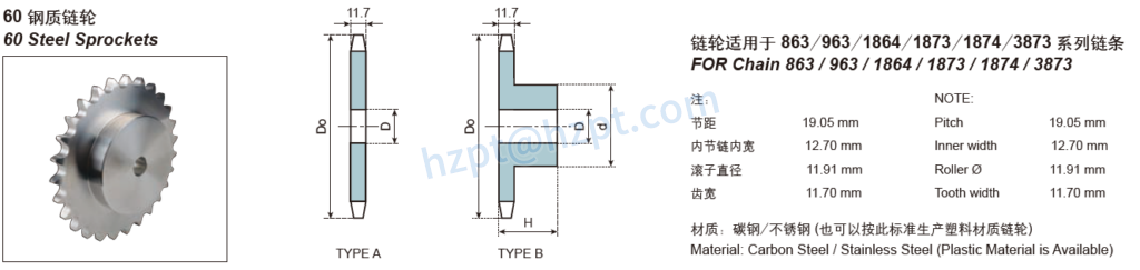 Flat Top Chains Sideflexing with Snap-on Gripper 1874TAB-G