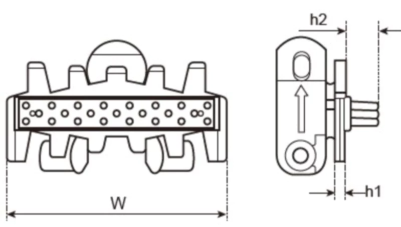 Plastic Flexible Cleat Chain Type B Replacement Of System Plast N - H103FCB