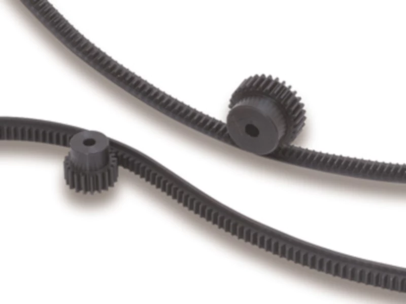 Flexible Gear Rack and Pinion High Precision Polyamide Nylon PA66 Plastic Gear Rack