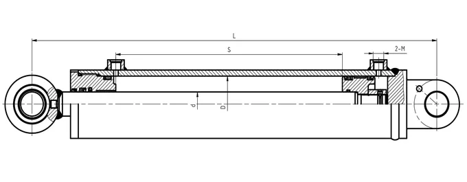 Forklift Distance Adjustment Hydraulic Cylinder
