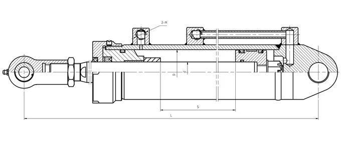 Forklift Distance Adjustment Hydraulic Cylinder