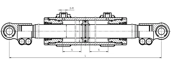 Forklift Steering Hydraulic Cylinder