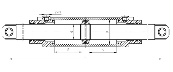 Forklift Steering Hydraulic Cylinder