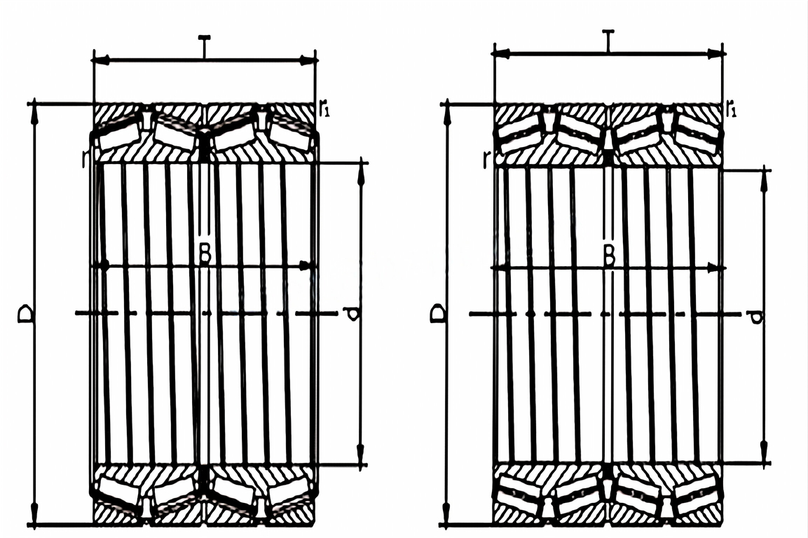 Four Row Tapered Roller Bearings